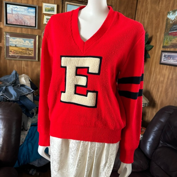 Vintage Made in Canada Letter Sweater - Picture 3 of 6